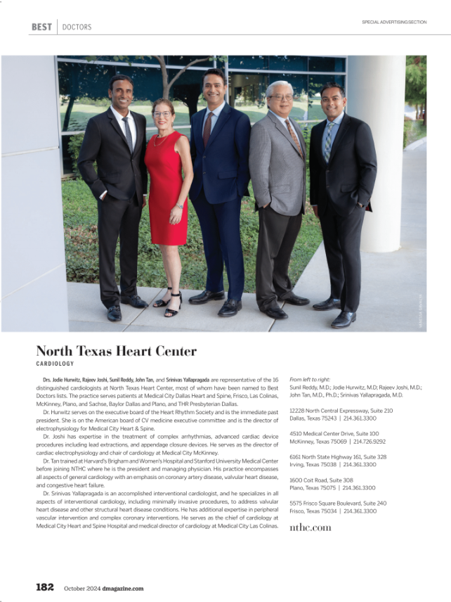 Rajeev joshi m d cardiac electrophysiology dallas d magazine